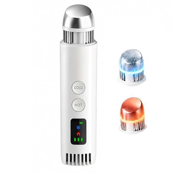 Cold & Warm Depuffing Wand for Face and Eyes, 2-in-1 Cooling Facial Wand for Puffy Eyes, Gentle H... | Amazon (US)