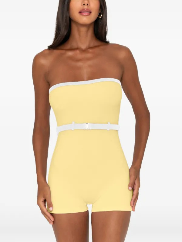 Stevie belted playsuit | Farfetch Global