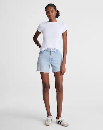 The Perfect Vintage Mid-Length Short in Foster Wash | Madewell