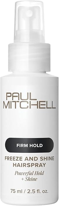 Paul Mitchell Freeze and Shine Super Hairspray, Maximum Hold, Shiny Finish Hairspray, For Coarse ... | Amazon (US)