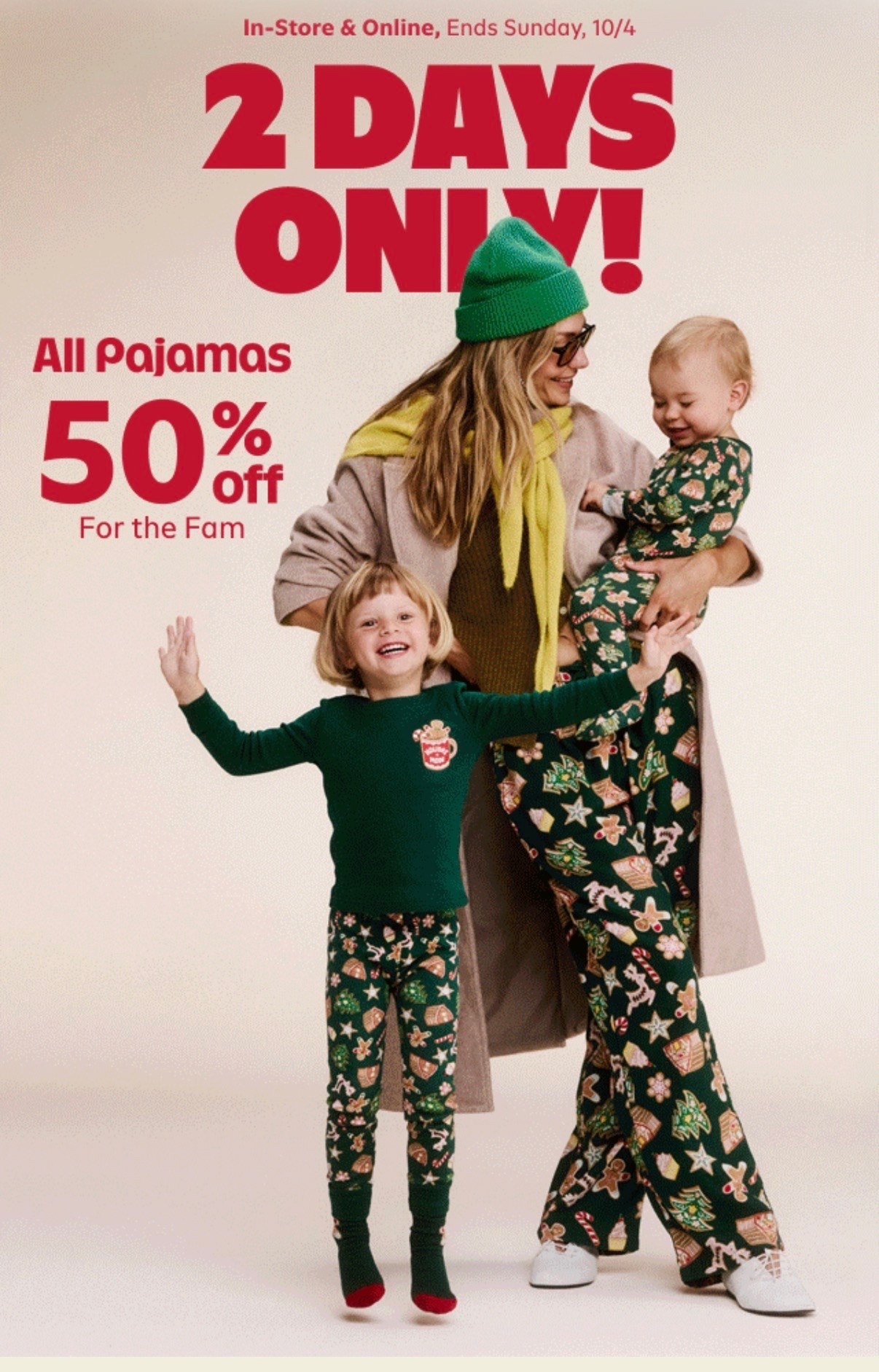 RUNNNN TO OLD NAVY! 🎄🏃🏽‍♀️😍

CHRISTMAS PAJAMAS ARE 50% OFF! 🎅🏽❤️

 Christmas pajamas for the kids, yourself or the WHOLE FAMILY!

I linked all my favorite Christmas pajamas on my LTK! 🛍️

#OldNavy #ChristmasPajamas #FamilyPajamas #LTKFinds

#LTKmomlife #LTKSaleAlert #LTKSeasonal