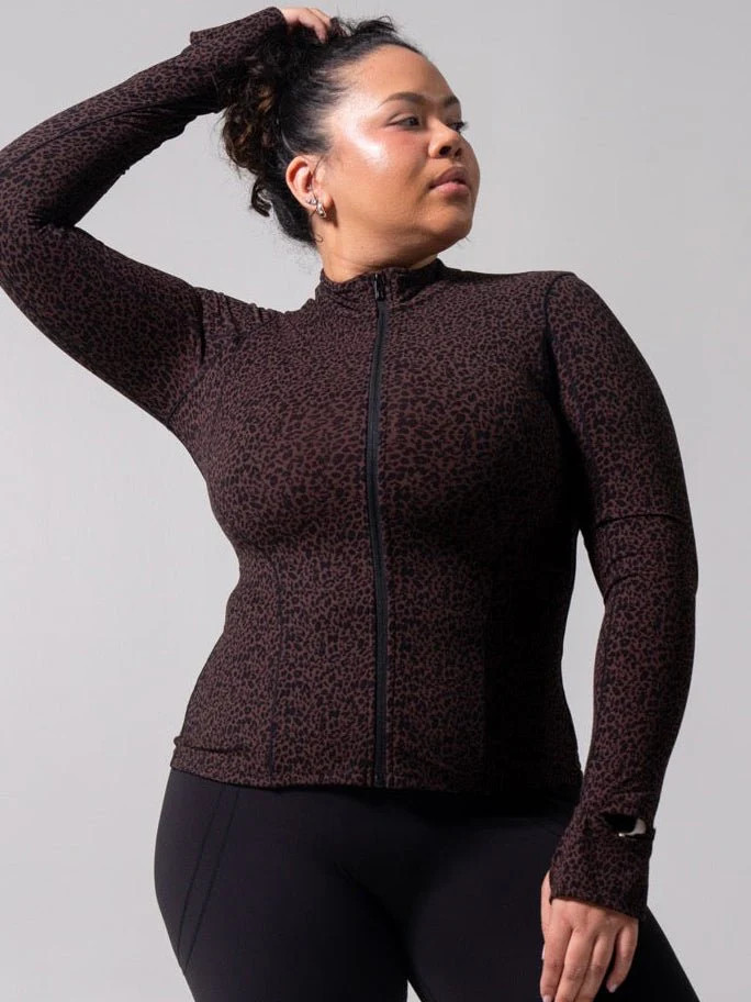 Rosa Jacket - Leopard Print | Buffbunny Collection