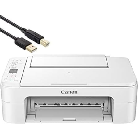 Canon PIXMA TS Series All-in-One Color Wireless Bluetooth Inkjet Printer - White - Copier/Printer... | Amazon (US)