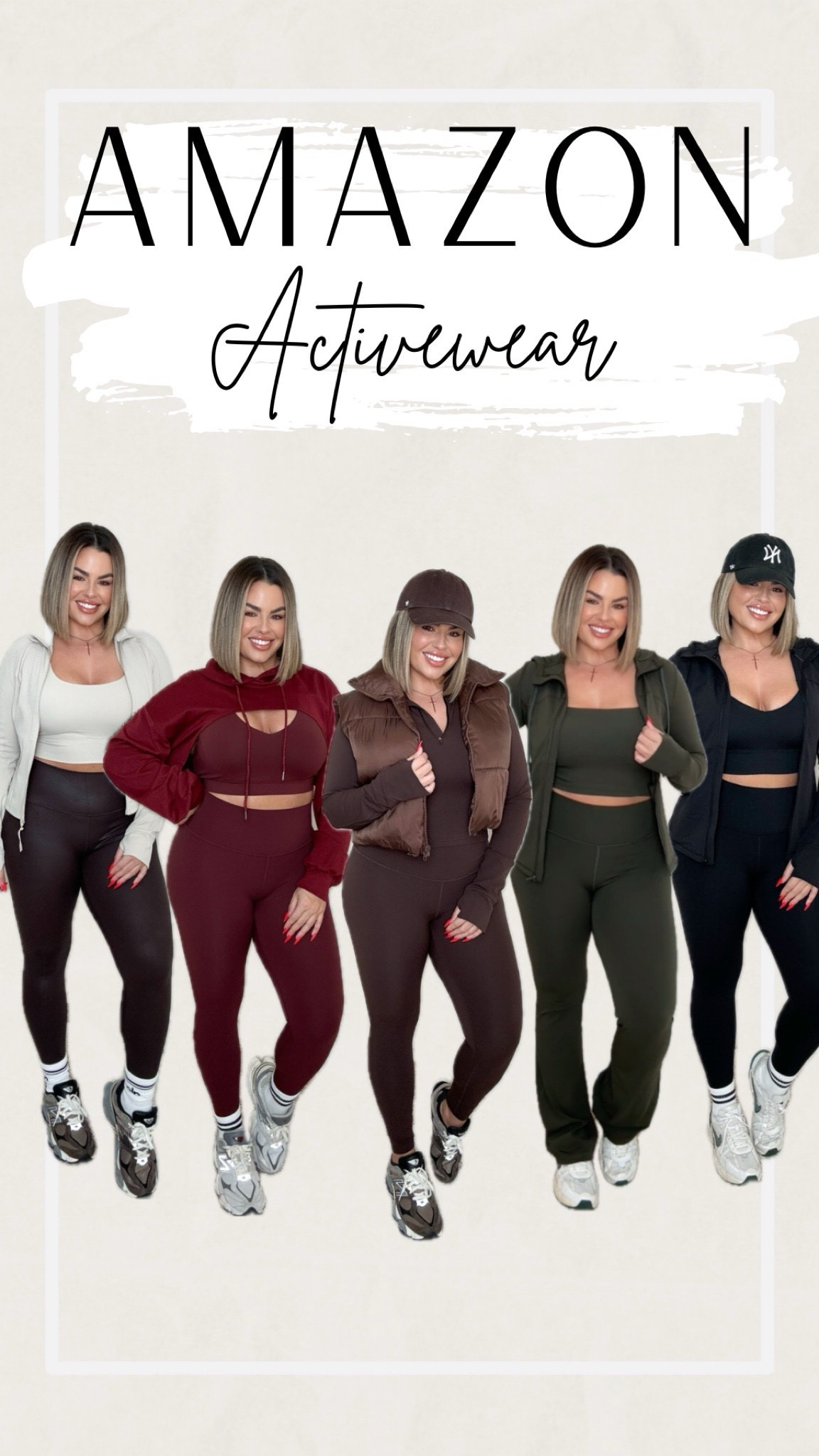 Sports bras XL 
Jackets L
Leggings L 
Vest L 
Burgundy crop sweatshirt XL 

#Amazon #Activewear #AmazonFashion #Midsize 

Follow my shop @shaynaslife on the @shop.LTK app to shop this post and get my exclusive app-only content!

#liketkit 
@shop.ltk
https://liketk.it/51iIj

#LTKMidsize #LTKActive #LTKFindsUnder50
