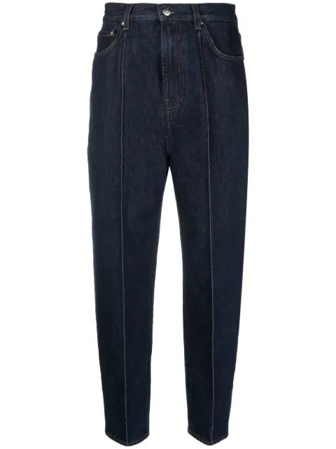 TOTEME high-waist Cropped Jeans - Farfetch | Farfetch Global