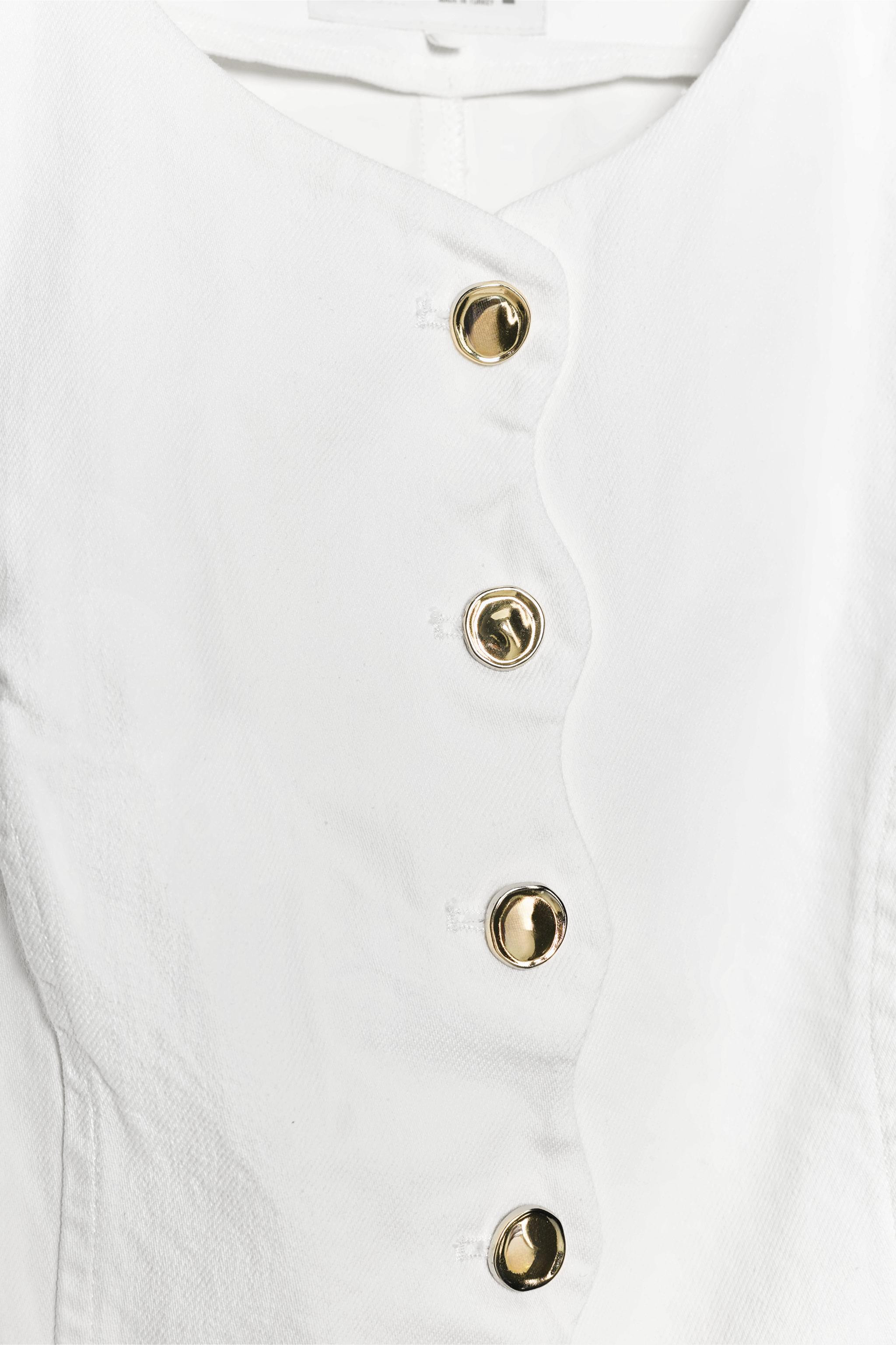 Z1975 WAVY FINISH TOP | Zara UK