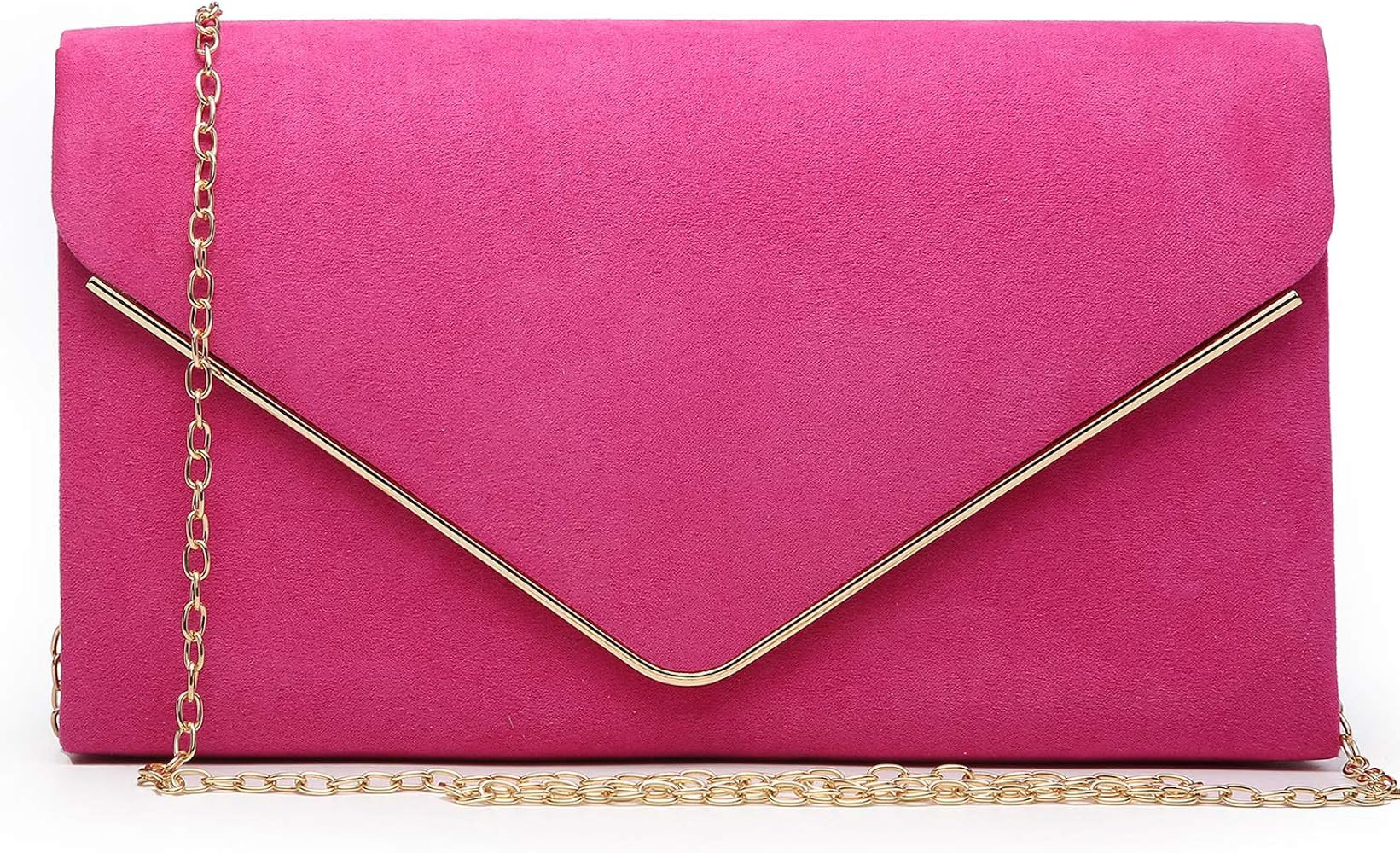 Dasein Women Faux Suede Evening Clutch Bags Formal Party Clutches Wedding Purses Cocktail Prom Cl... | Amazon (US)