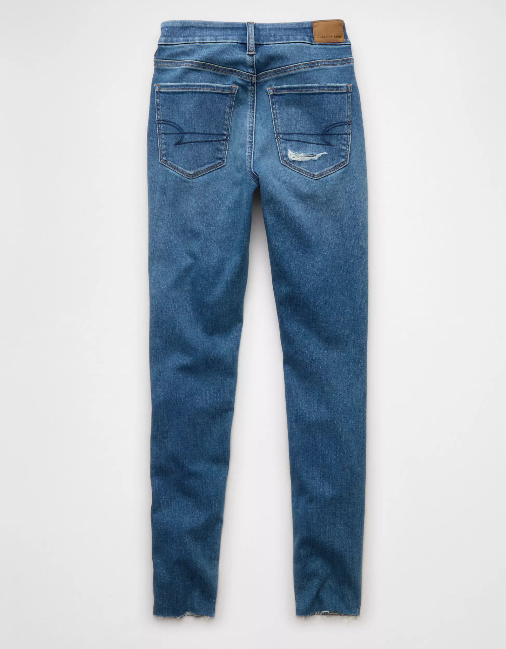 AE Next Level Curvy Ripped High-Waisted Jegging | American Eagle Outfitters (US & CA)