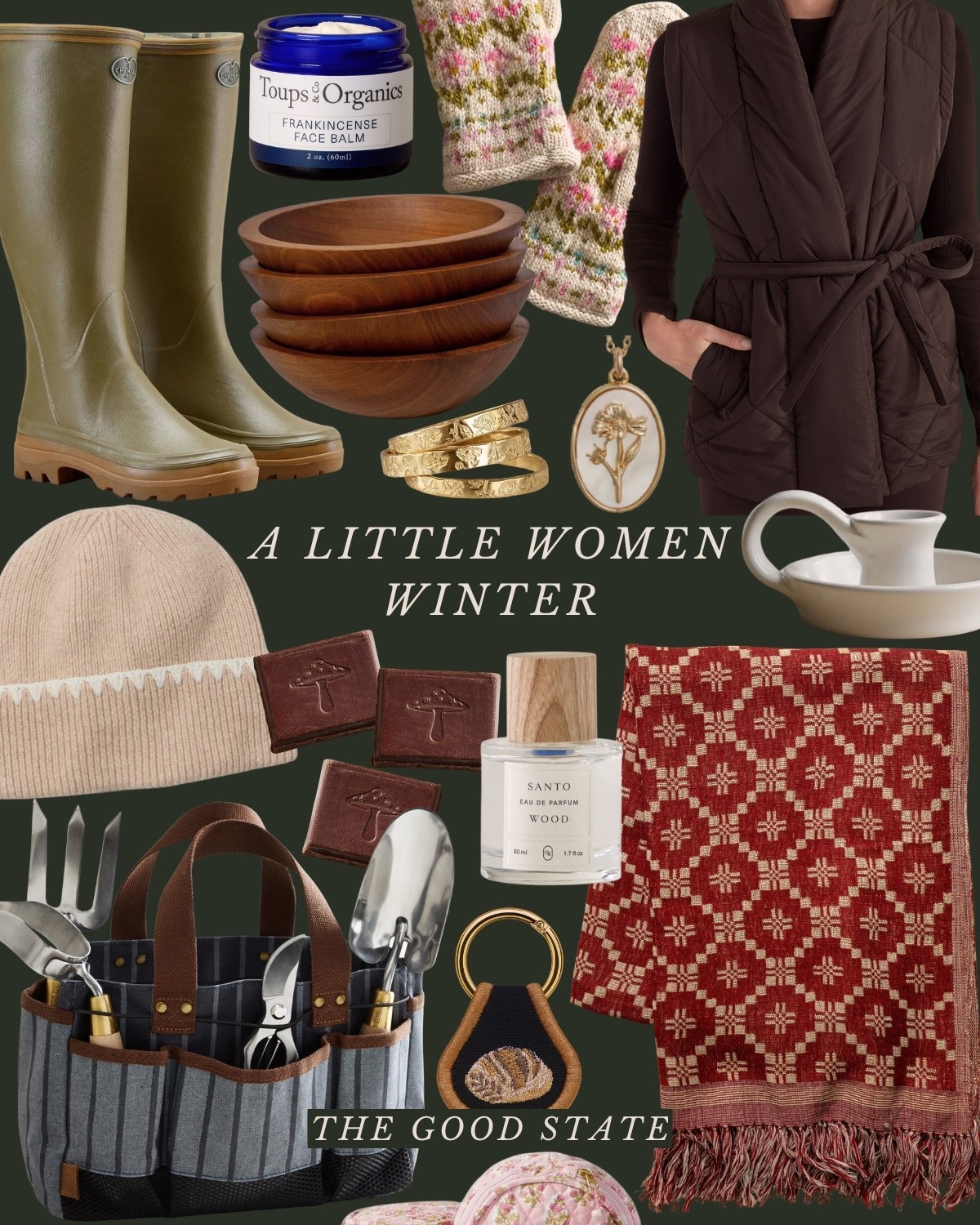 This collection is for the ladies who romanticize life. For those who have always admired the sisterhood of Meg, Jo, Beth, and Amy March. This is for those who dreamed of a Little Women winter: cedar and dried orange garlands strung through the house, tapered candles flickering in every room, quilts folded at the foot of the bed, pretty wool mittens, and of course all the floral and gingham patterns spread across the home and worn out and about. This is for the ones who shop with sustainability in mind. For those who are on the hunt for heritage pieces that are made to last and meant to be passed down one day. This is for the homemakers and dream chasers. The gardeners, artists and bakers. For the ones who find joy in setting the table for loved ones—complete with lace tablecloths, lots of candlesticks and maybe…just maybe the extravagant spread Mr. Laurence surprised the March family with on Christmas morning. This is for the ladies who love a cozy, slow morning at home sipping on coffee while looking out the window to watch the snow fall. For the girlies who love baking in the middle of the night—like Marmee. This is for the women who dress with intention, collect things that tell a story, and believe a beautiful life is built slowly, season by season. This collection is for you✨

#ltkstyletip #ltkunder50 #amazonfashion #founditonamazon #ltksalealert #slowliving #romantizeyourlife #newengland #littlewomenaesthetic #littlewomen #equestrian #americana #winteroutfit #winterfashion #preppyfashion #gardening #littlewomenwinter#LTKFindsUnder100 

#LTKSaleAlert #LTKootd #LTKActive