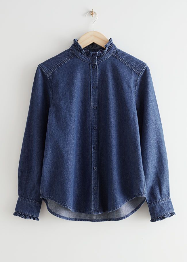 Frilled Denim Shirt | & Other Stories (EU + UK)