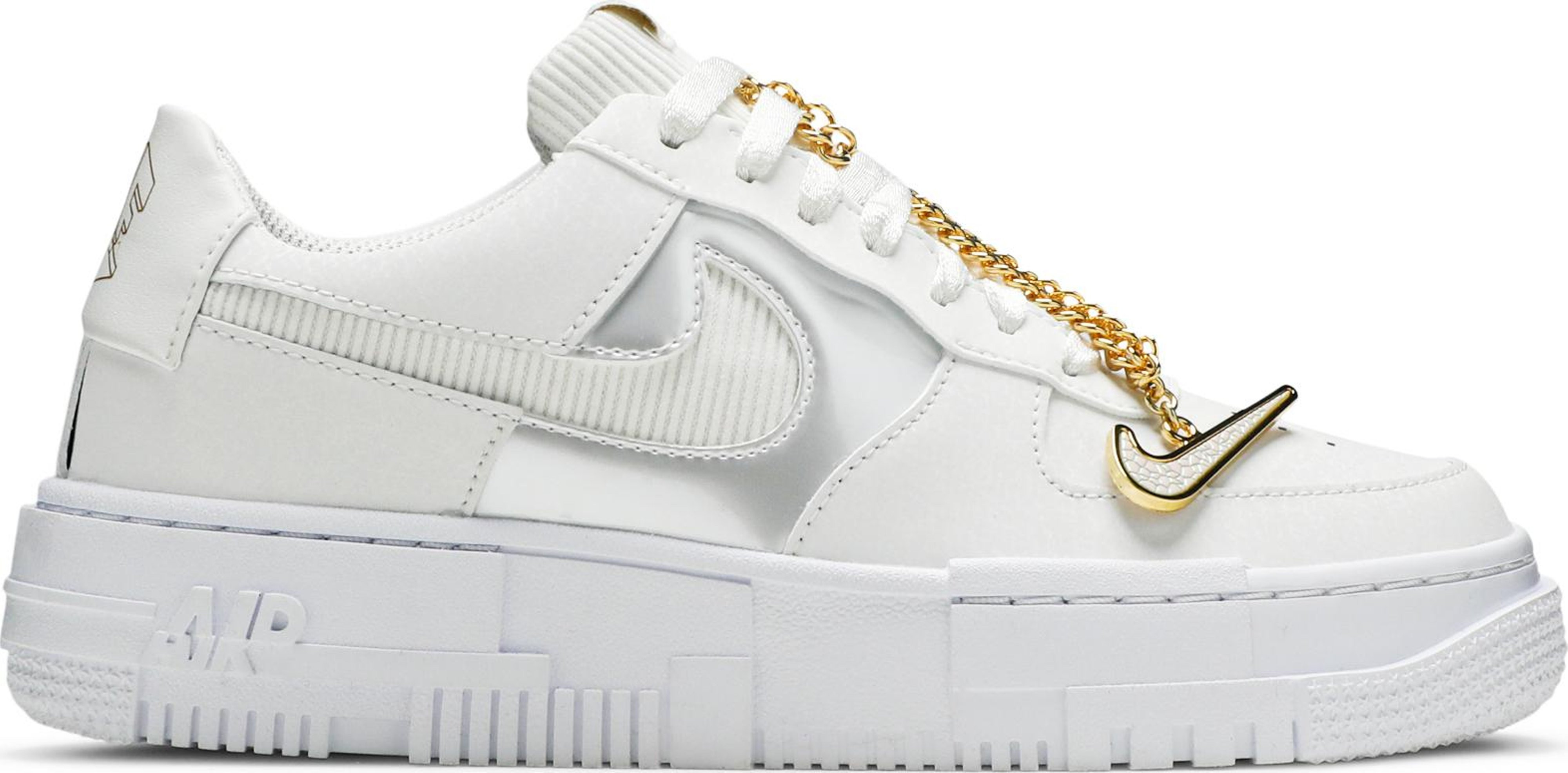 Wmns Air Force 1 Pixel 'White Gold Chain' | GOAT