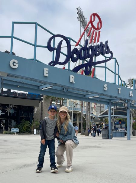 What I wore to Dodgers Stadium ⚾️💙 90s inspired baseball game day outfit idea! My oversized denim jacket is from Madewell but it’s currently sold out, so I found this J.Crew jacket that looks almost identical and it’s on sale! 🤗

#LTKStyleTip #LTKSaleAlert