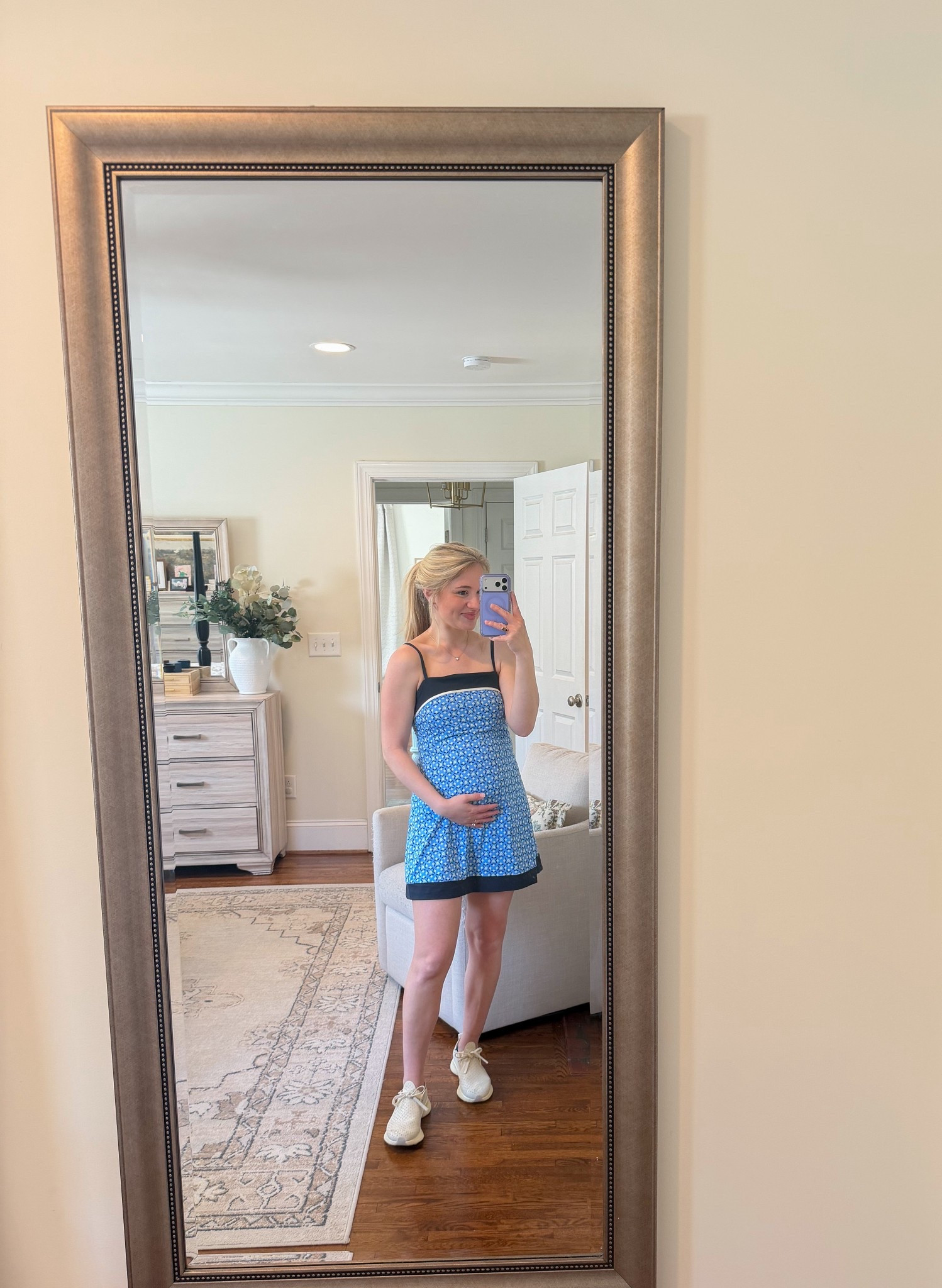 Target activewear is on sale today! Loving this tennis dress - it’s non maternity but I did size up to a medium! 🩵

#LTKSpringSale #LTKmomlife #LTKBump