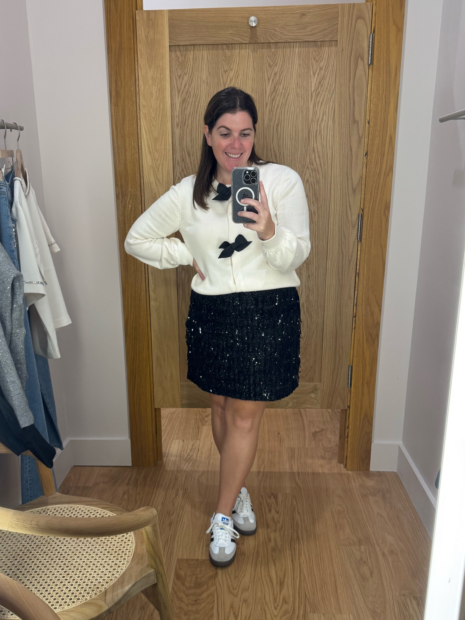 Together these pieces make a super cute holiday look, but separately, these can be styled so many ways! The sweater and the skirt both run TTS and they are also 40% off! 

#LTKFindsUnder100 #LTKSaleAlert #LTKHoliday