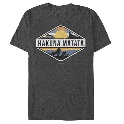 Men's Lion King Hakuna Matata National Park Emblem T-Shirt | Target