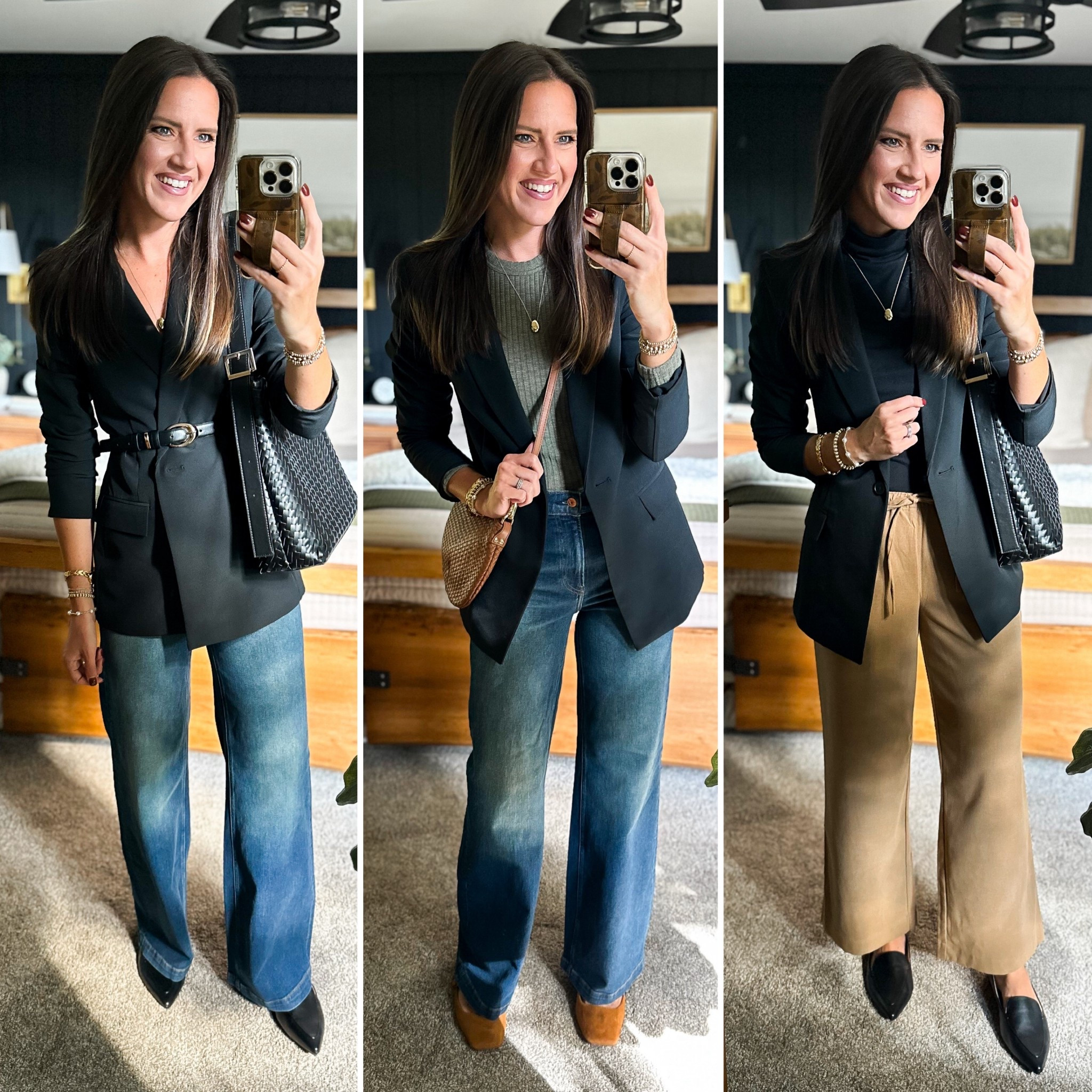 Fall Capsule Wardrobe - Black Blazer (size small) 