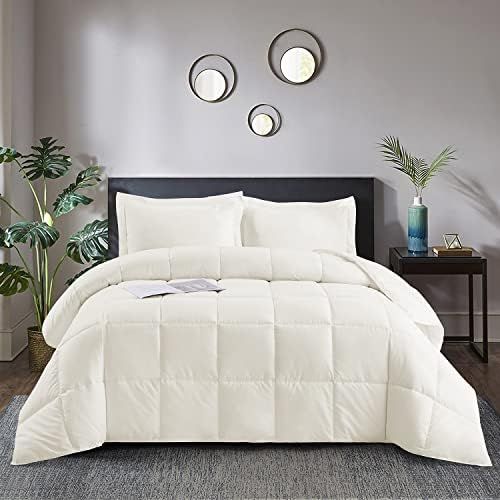 Amazon.com: HIG 3pc Down Alternative Comforter Set - All Season Reversible Comforter with Sham - ... | Amazon (US)