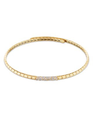 Marina B Titanium & 18K Yellow Gold Ondine Diamond Pavé Choker Necklace, 14.47" | Bloomingdale's... | Bloomingdale's (US)