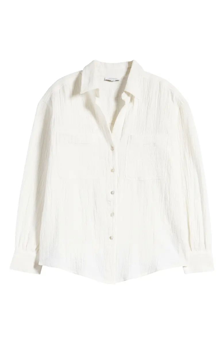 Casual Cotton Button-Up Shirt | Nordstrom
