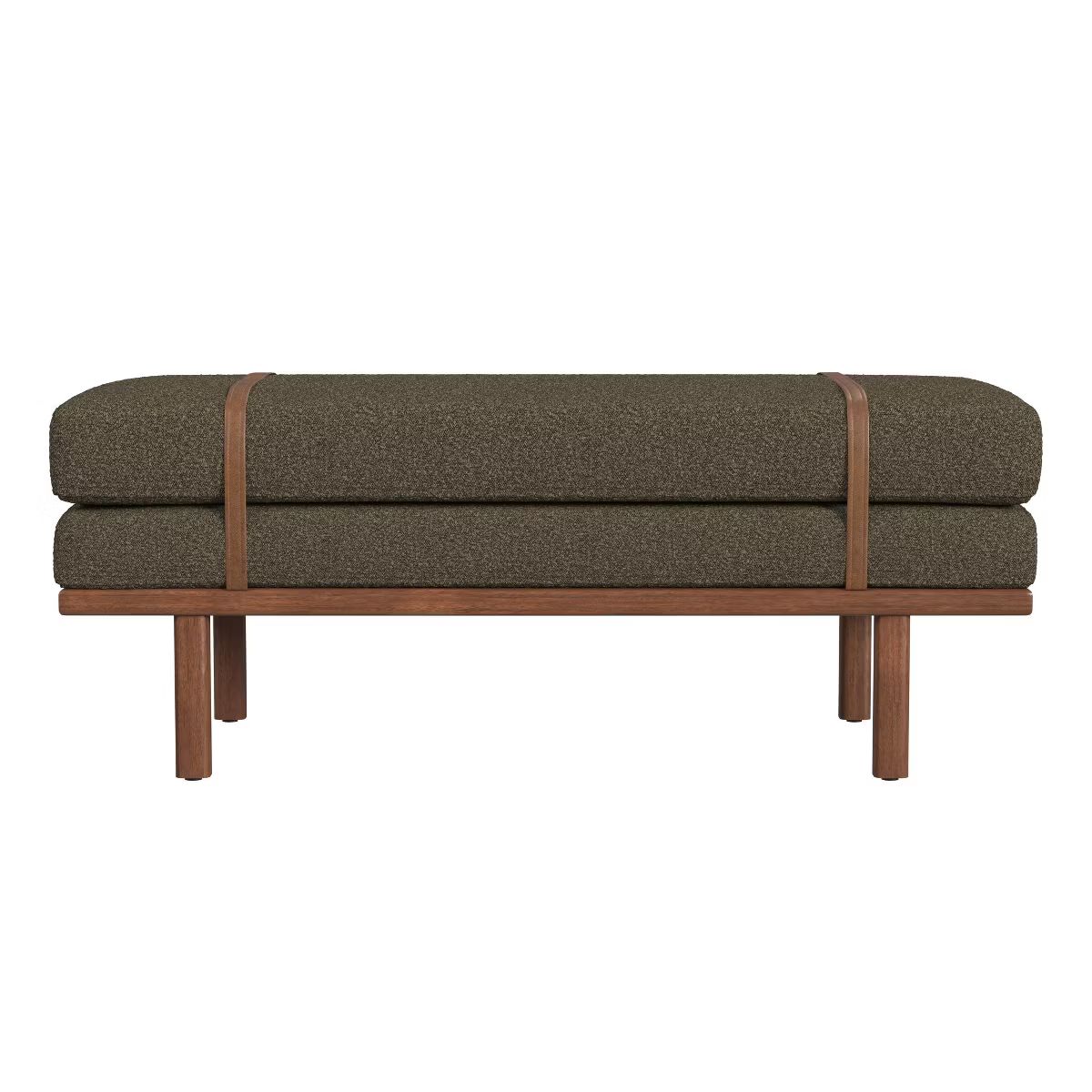 Homepop Upholstered Boucle Bench with Wood Base | Target