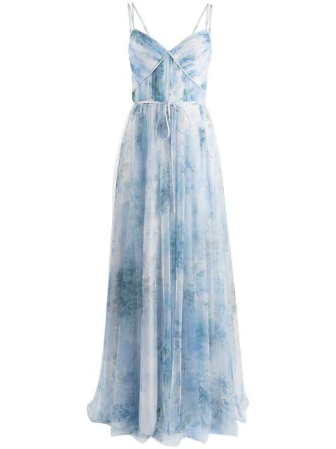 Sora floral-print strappy dress | Farfetch (US)