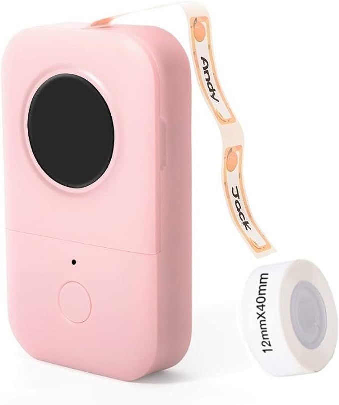 Mini Label Makers Phomemo D30 with Tape-2021 Small Pink Label Maker Machine Sticky Bluetooth Vers... | Amazon (US)