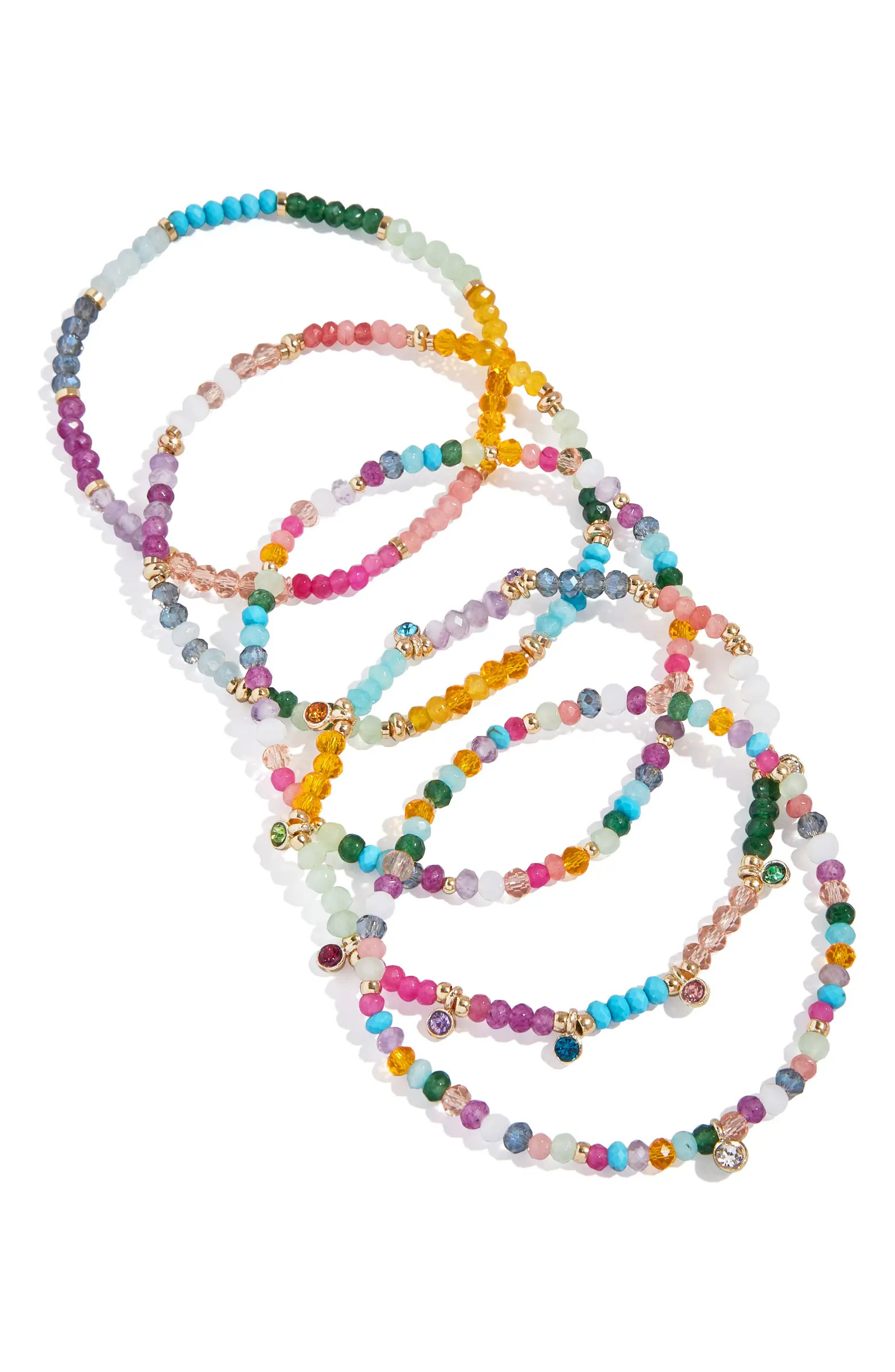 Indya Semiprecious Bracelet Set | Nordstrom