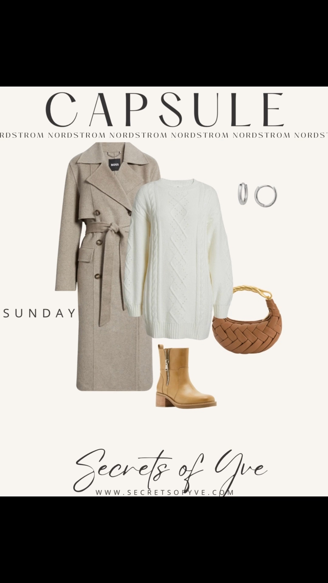 SecretsofYve: Sunday Capsule Wardrobe!  @nordstrom
Pick some as gifts. 🎁 
#Secretsofyve #ltkgiftguide
Always humbled & thankful to have you here.. New posts daily at 3pm & 4:15pm EST. 
CEO: PATESI Global & PATESIfoundation.org
@secretsofyve : where beautiful meets practical, comfy meets style, affordable meets glam with a splash of splurge every now and then. I do LOVE a good sale and combining codes! #ltkstyletip #ltksalealert #ltkfamily #ltku #ltkfindsunder100 #ltkactive #ltkkids #ltkfindsunder50 #ltkover40 #ltkpetite #ltkplussize #ltkhome #ltkswim #ltkitbag #ltkwedding #ltkbaby #ltkshoecrush #ltkbeauty #ltkmidsize #ltktravel #ltktall #ltkparties #ltkbump #ltkworkwear #ltkholiday #ltkxnsale secretsofyve 

#LTKootd #LTKvlog #LTKSeasonal