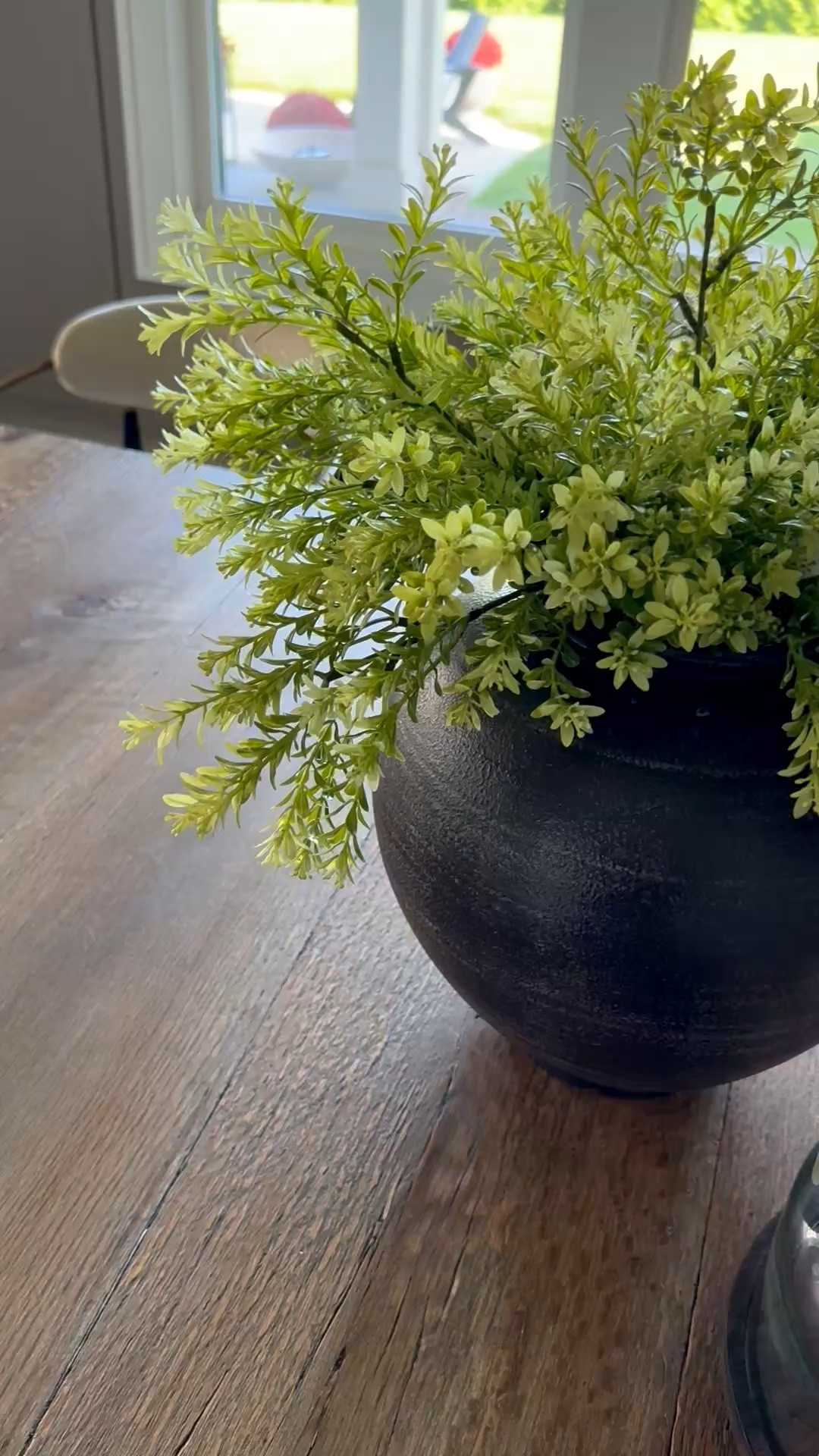 Large vase for any table or shelf! I styled it with 9 faux boxwood stems 
@Target

#LTKstorytime #LTKSeasonal #LTKHome