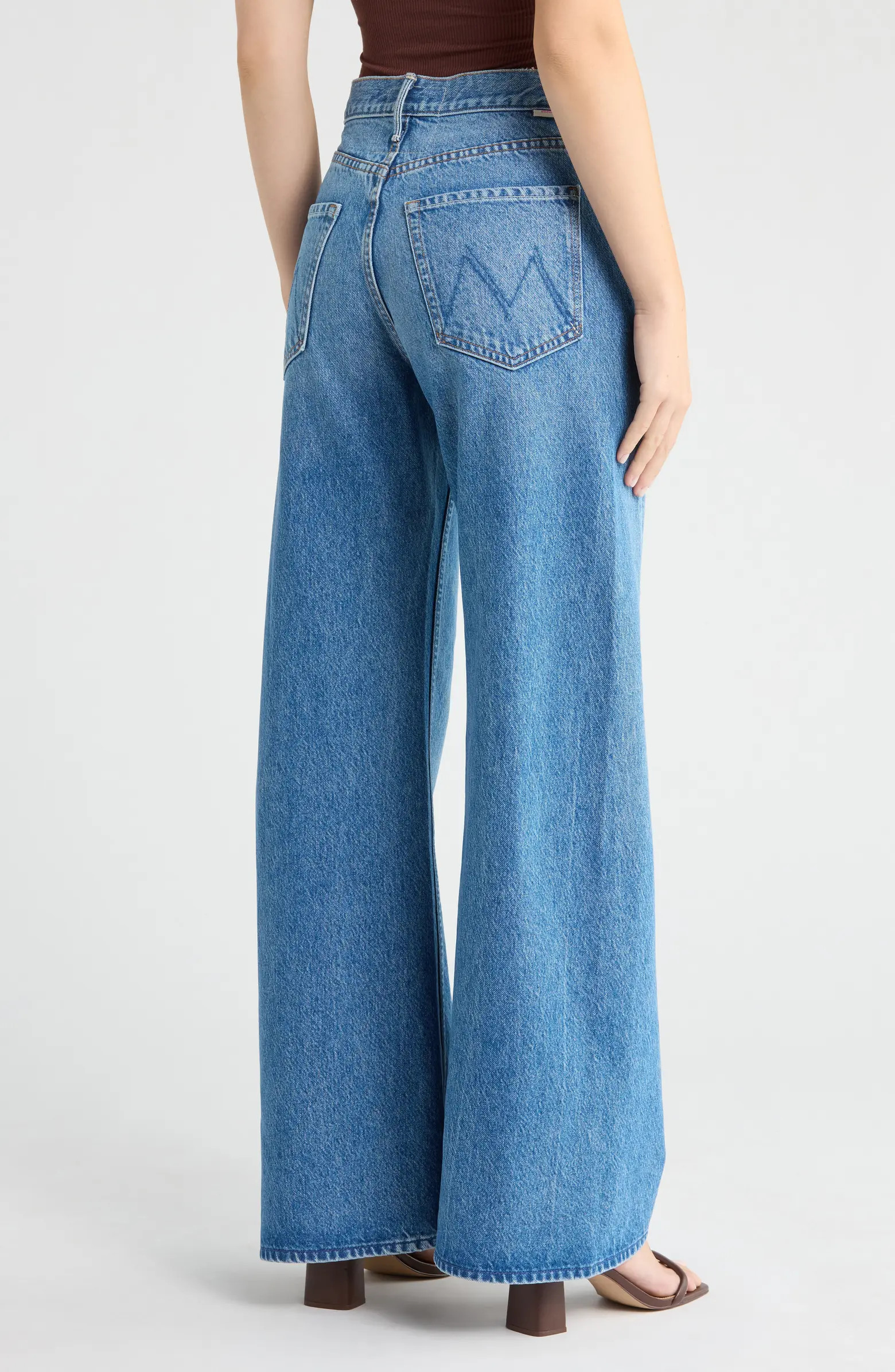 Lemon Twist High Waist Wide Leg Jeans | Nordstrom