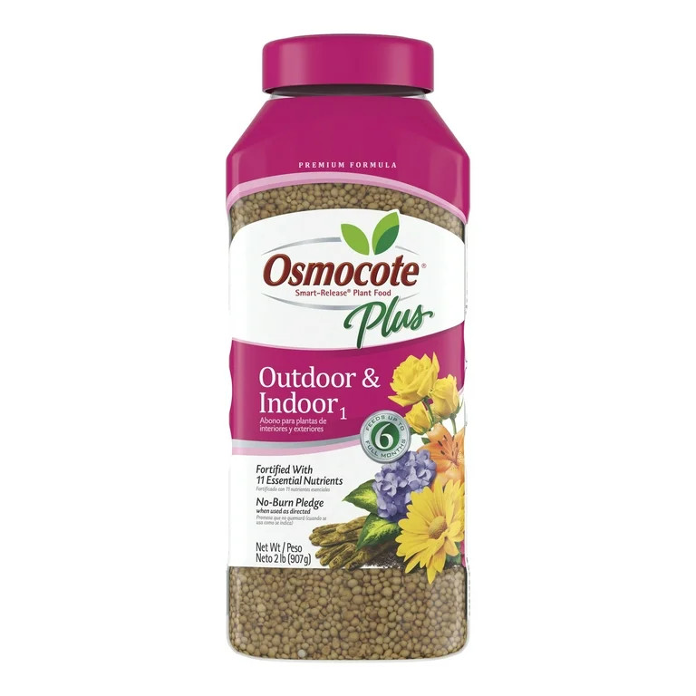 Osmocote Smart Release Plant Food Plus Fertilizer, 1 lb for Outdoor and Indoor Plants | Walmart (US)