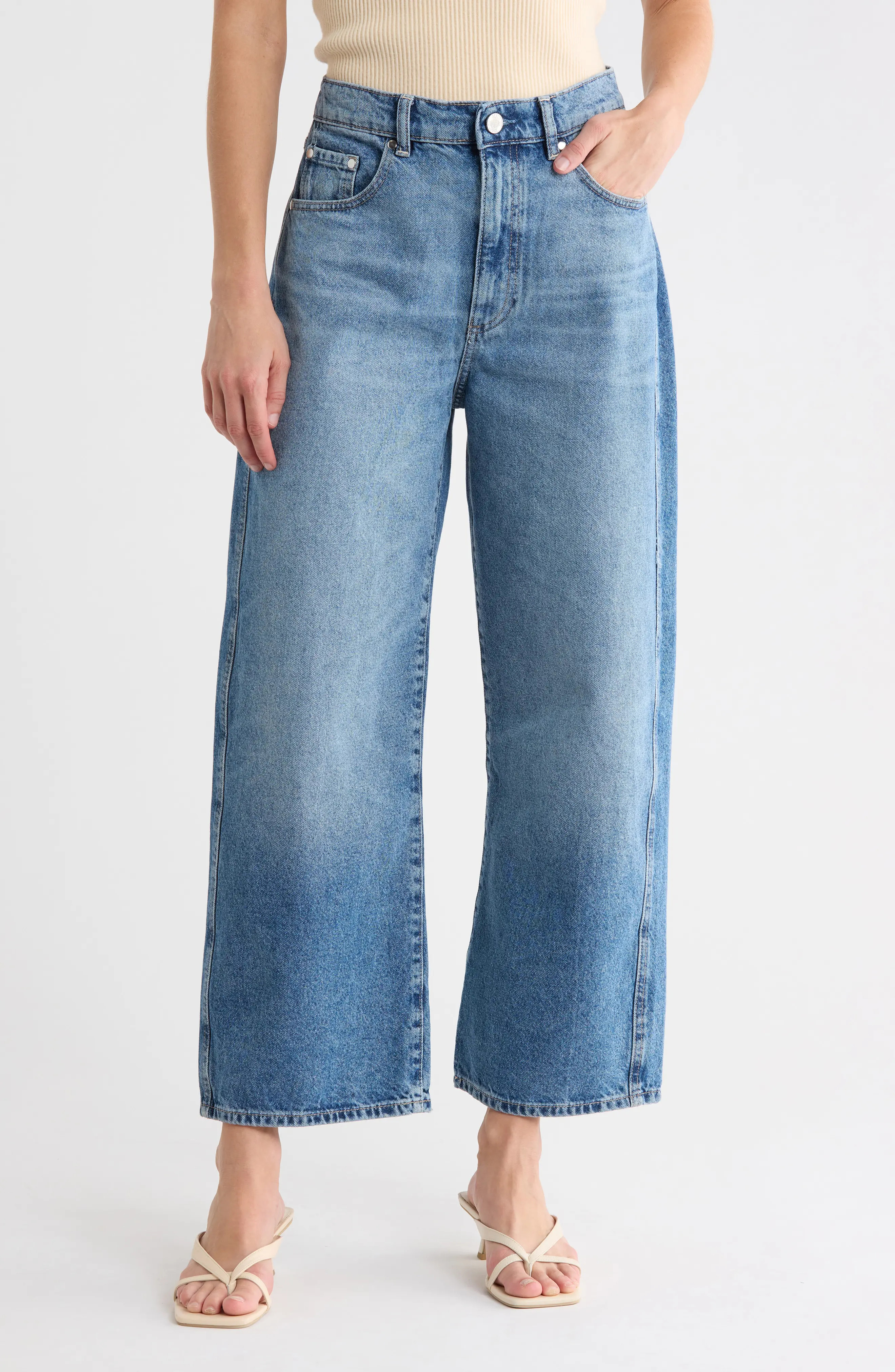 JASON WU High Waist Barrel Jeans (Women) | Nordstromrack | Nordstrom Rack