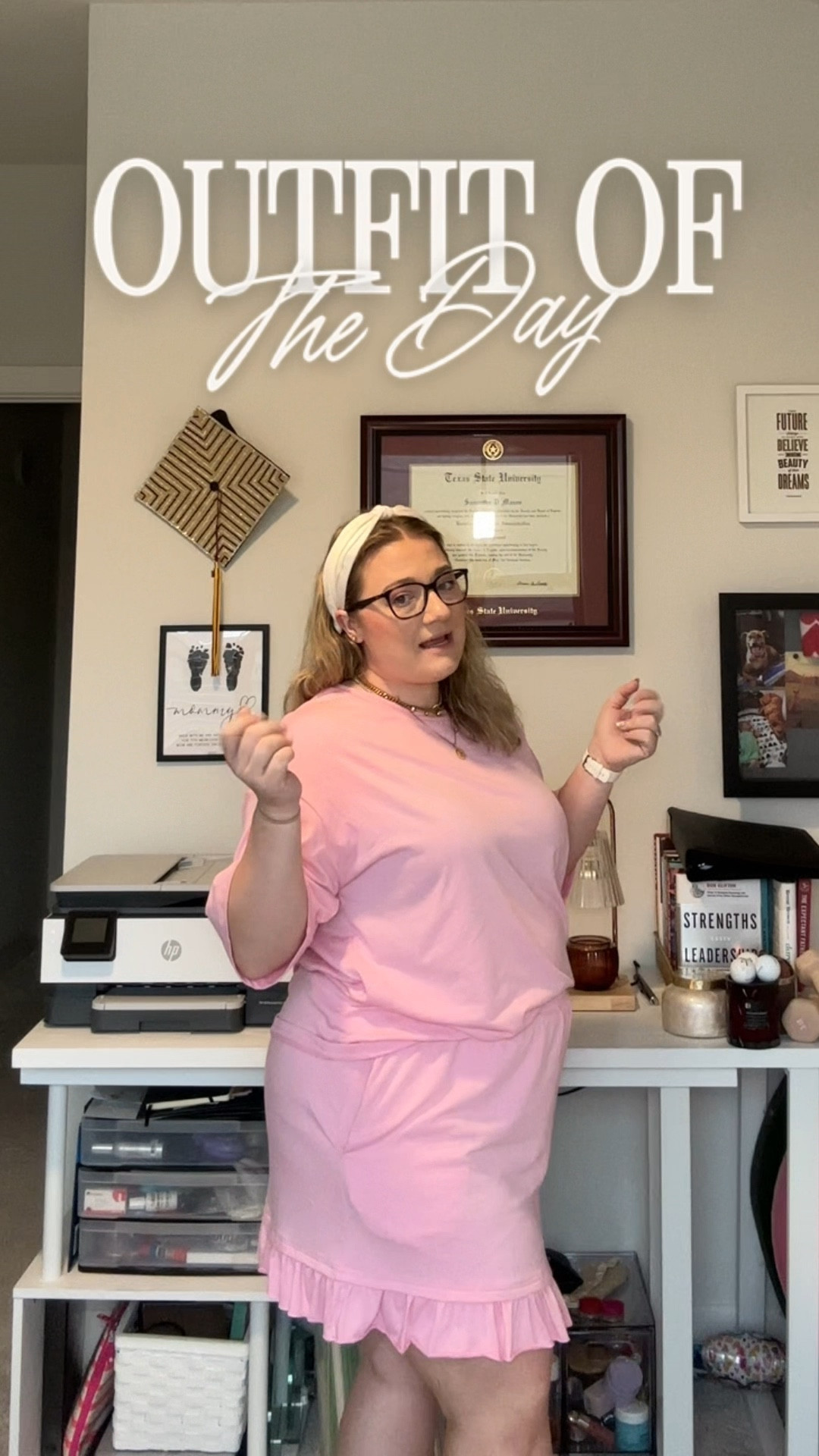 A work from home girlie outfit of my dreams! This is so comfortable and perfect for daycare drop off, working, or lounging around! I wear size XL-XXL and there are many other colors to grab! I linked this and other options! 

#LTKmomlife #LTKootd #LTKSpringSale