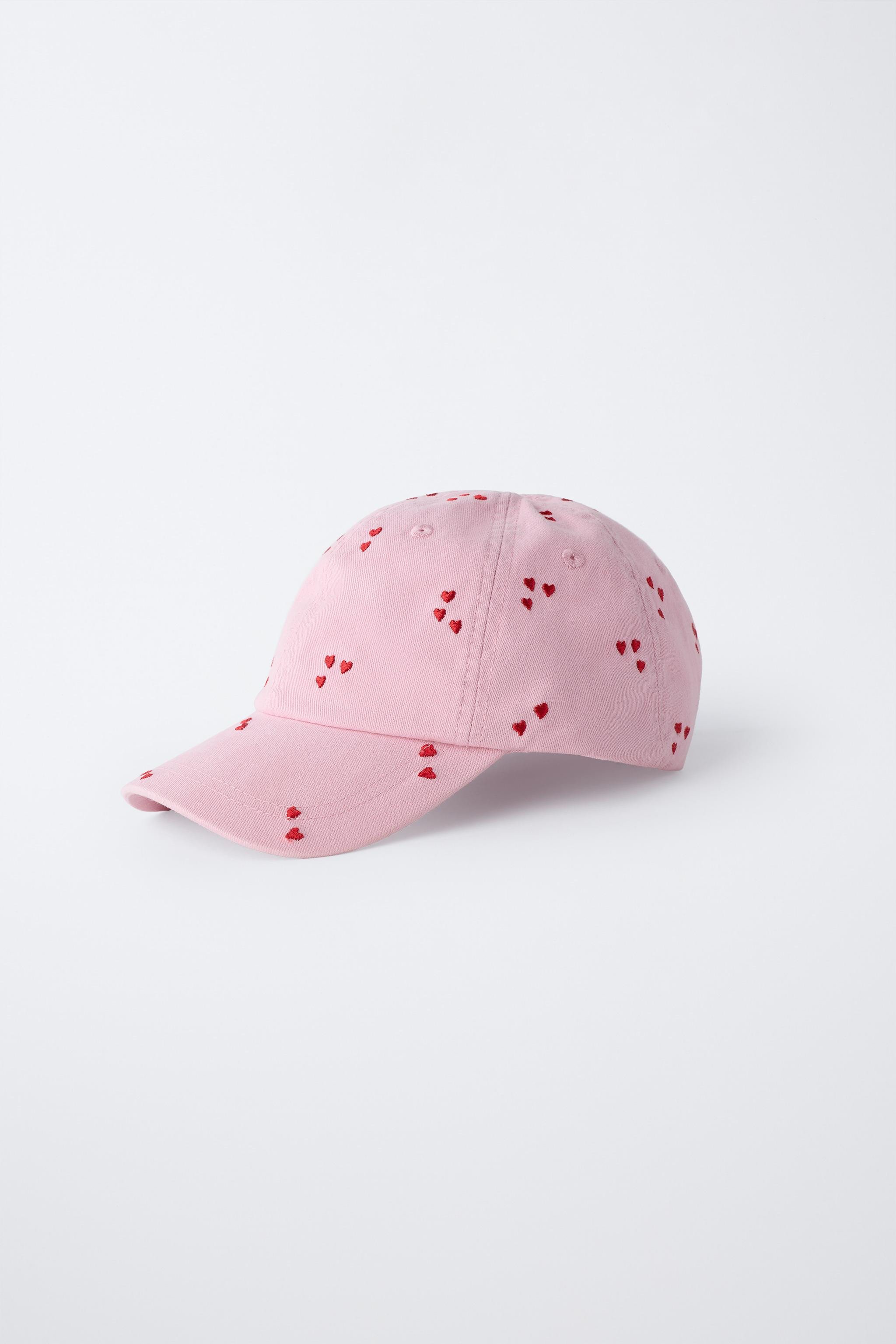 FLOCKED HEARTS CAP | Zara US