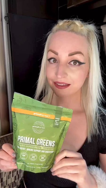 Superfoods + probiotics all in one drink! 🍵 @primalharvest #primalharvestpartner 

✨ 50+ superfoods and greens
✨ probiotics to support digestion 
✨ immune support 
✨ energy support (turmeric, green tea, etc)
✨ non-gmo

So many health benefits + can be mixed with water, juice, tea, coffee! Also available on Amazon 🤩

#LTKGiftGuide #LTKBeauty