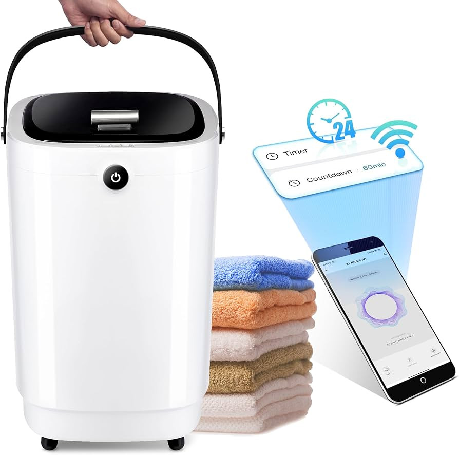 Large Towel Warmer 20L Towel Warmers for Bathroom with WiFi 20/40/60 Appointment, Portable Handle... | Amazon (US)