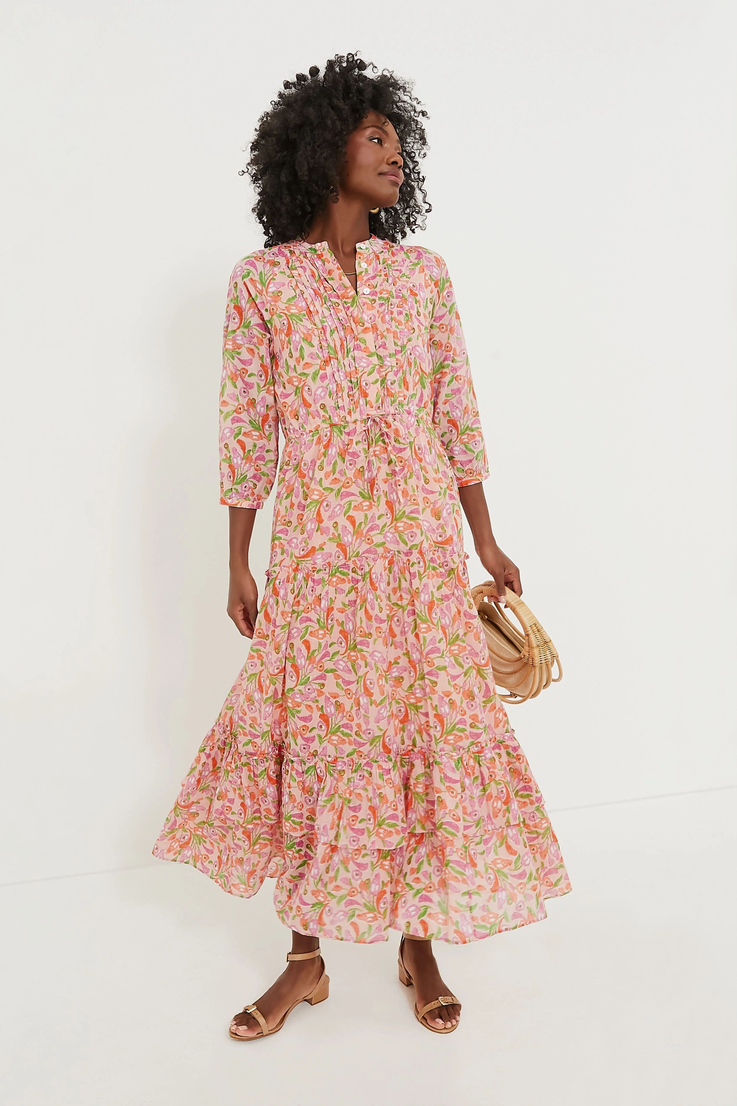 Exclusive Mini Bloom Rose Bazaar Dress | Tuckernuck (US)