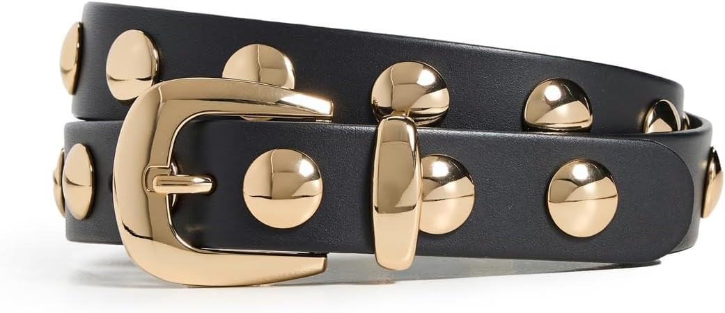 Madewell Women's Chunky Metal Leather Belt | Amazon (US)