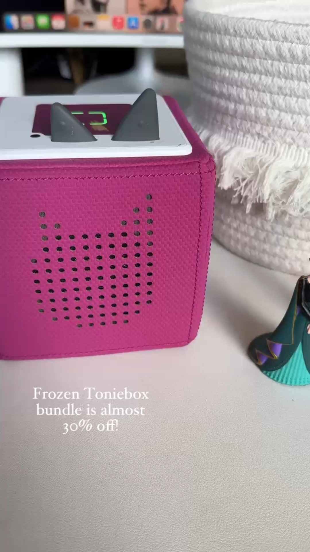 If you’ve considered giving the Tonie box as a gift, they have a fantastic deal right now where the Frozen bundle is 30% off! It’s one of the best gifts we’ve invested in and there are tons of characters for every age and taste. It’s a great alternative to screen time and is very kid friendly to operate. kid gift idea tonie bundle boy gift girl gift birthday giftt

#LTKKids #LTKFindsUnder100 #LTKGiftGuide