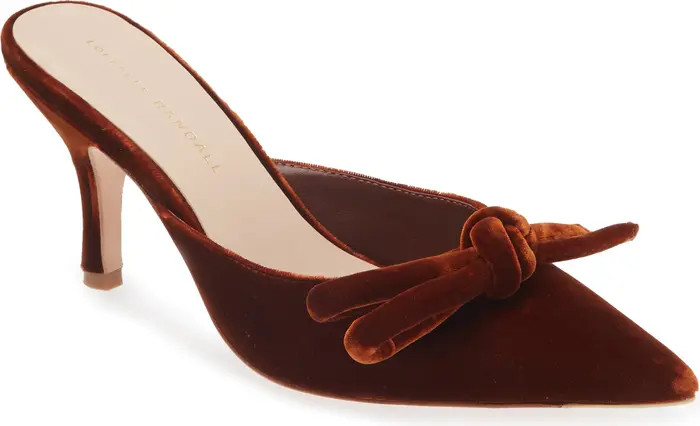 Amyra Bow Pointed Toe Mule (Women) | Nordstrom