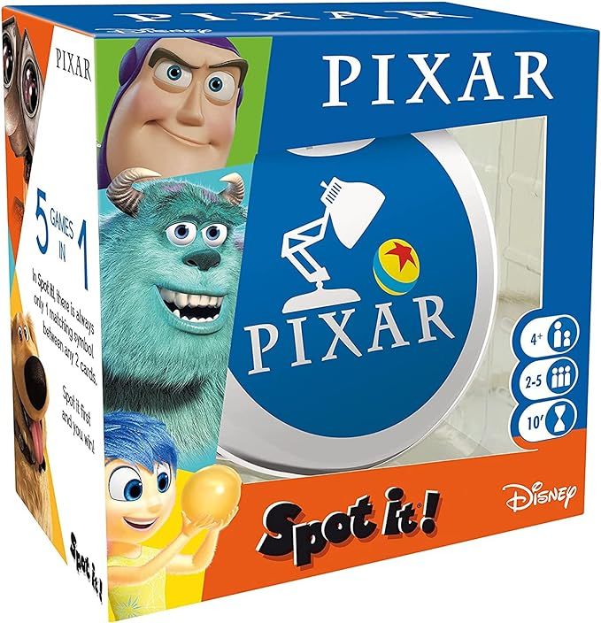 Spot It! World of Pixar Card Game | Game for Kids | Age 4+ | 2 to 5 Players | Average Playtime 10... | Amazon (US)