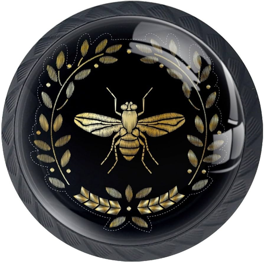 Lilibeely 4 Pieces Set Cabinets Hardware Round Furniture Knobs Drawer Dresser Cupboard Wardrobe P... | Amazon (US)