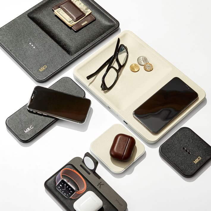 Courant Wireless Charging Accessory Tray, UV Printed | Mark and Graham