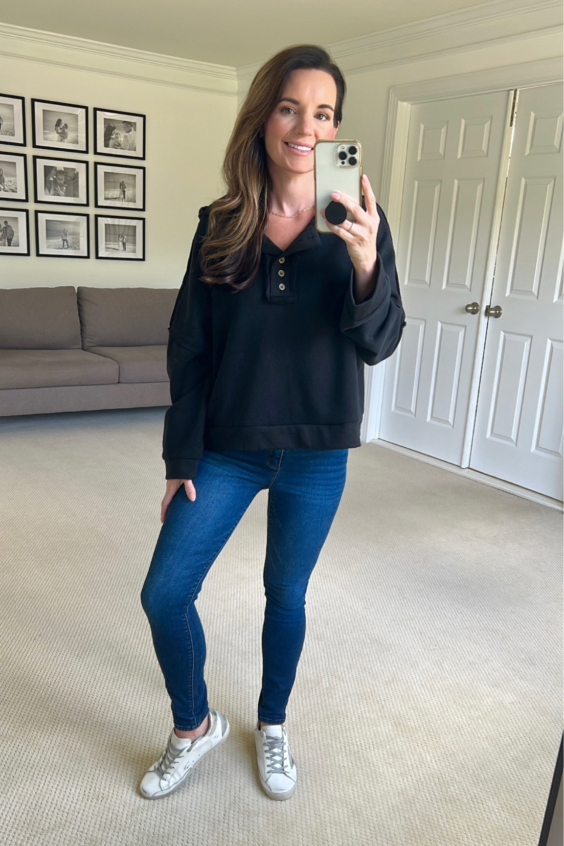 Amazon pullover size m
With hood. Very cozy!

#LTKfindsunder50