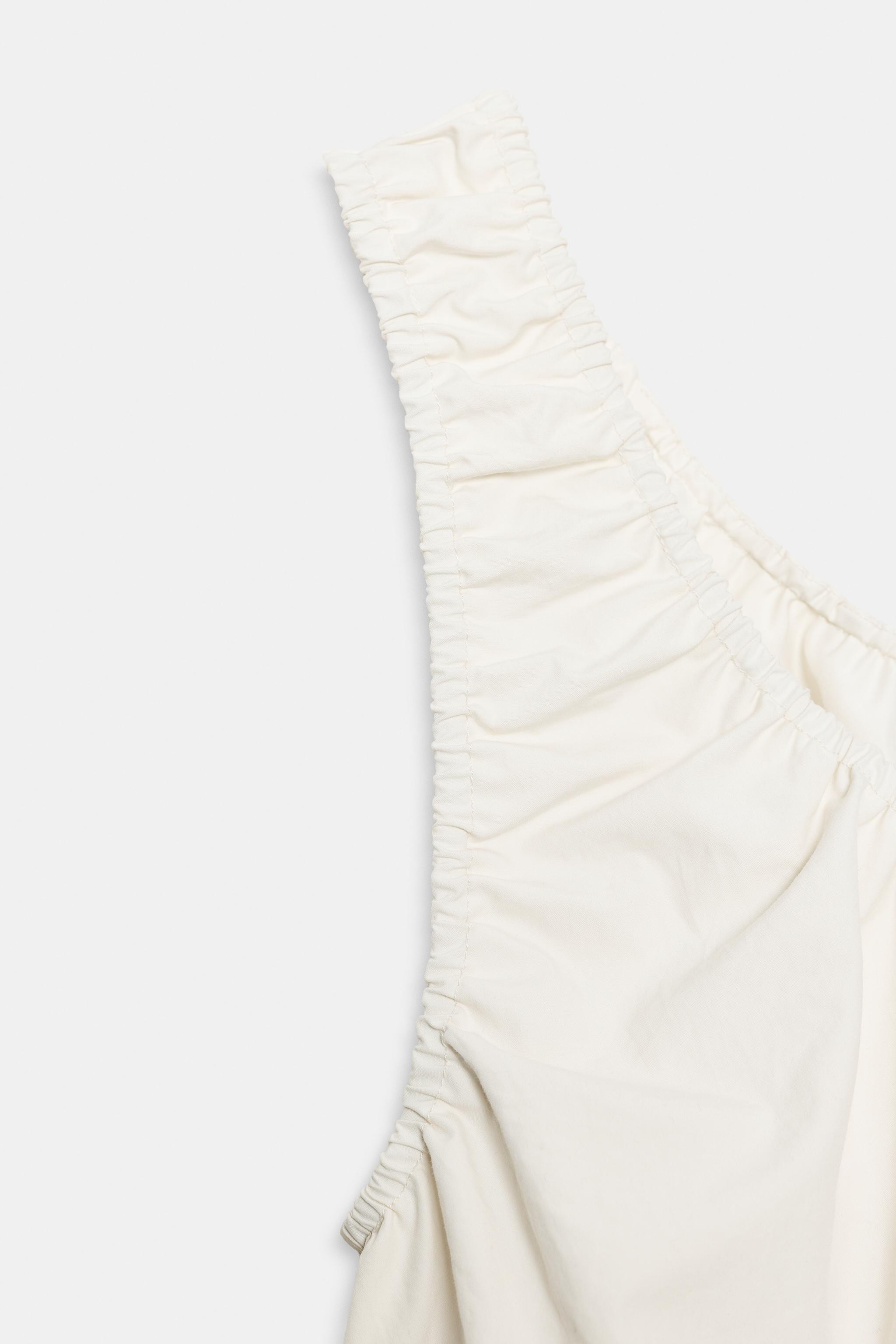 POPLIN BALLOON TOP | Zara US