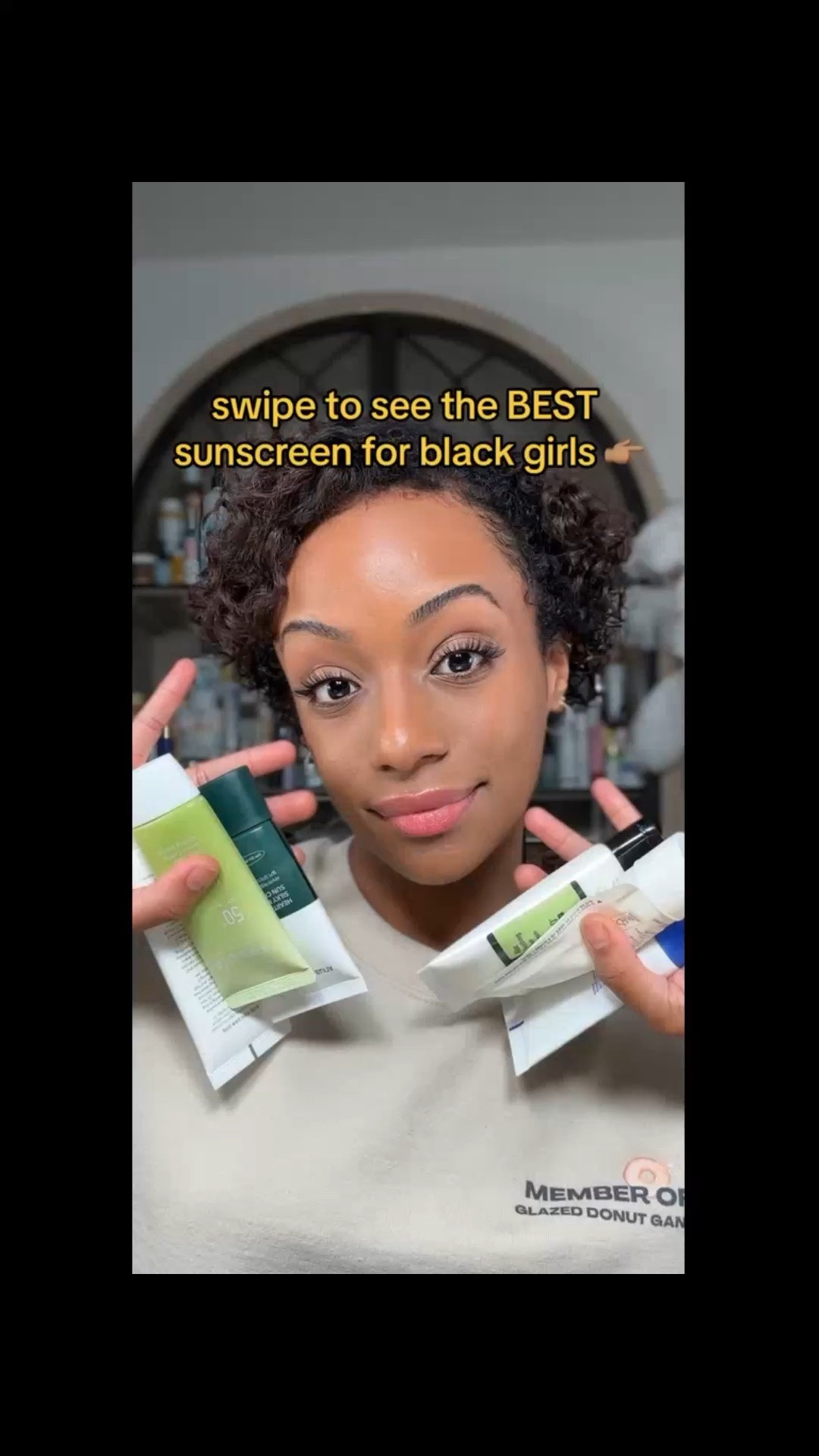 if youre looking for MORE sunscreens for black girls- click the link in my bio for my full list! #blackgirltiktok  #skincaretiktok  #blackgirlsunscreen #sunscreenforblackpeople