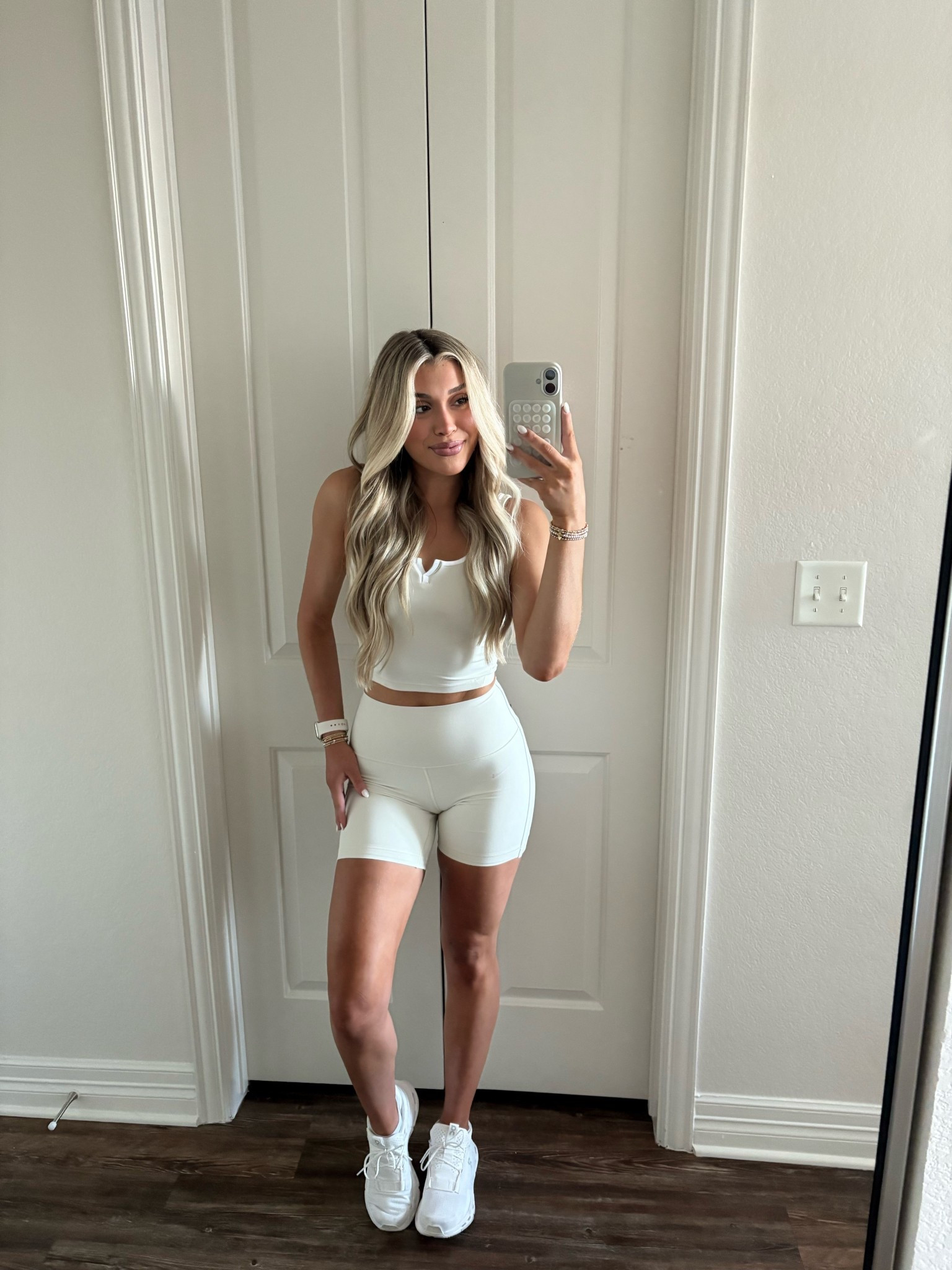 love this activewear set from lululemon for summer! this is the new ivory/white color & I am obsessed with this new tank from them. comes higher up than the align & is super comfortable paired with these biker shorts! wearing a size 4 for reference (i always size up in lululemon) 

#LTKStyleTip #LTKActive