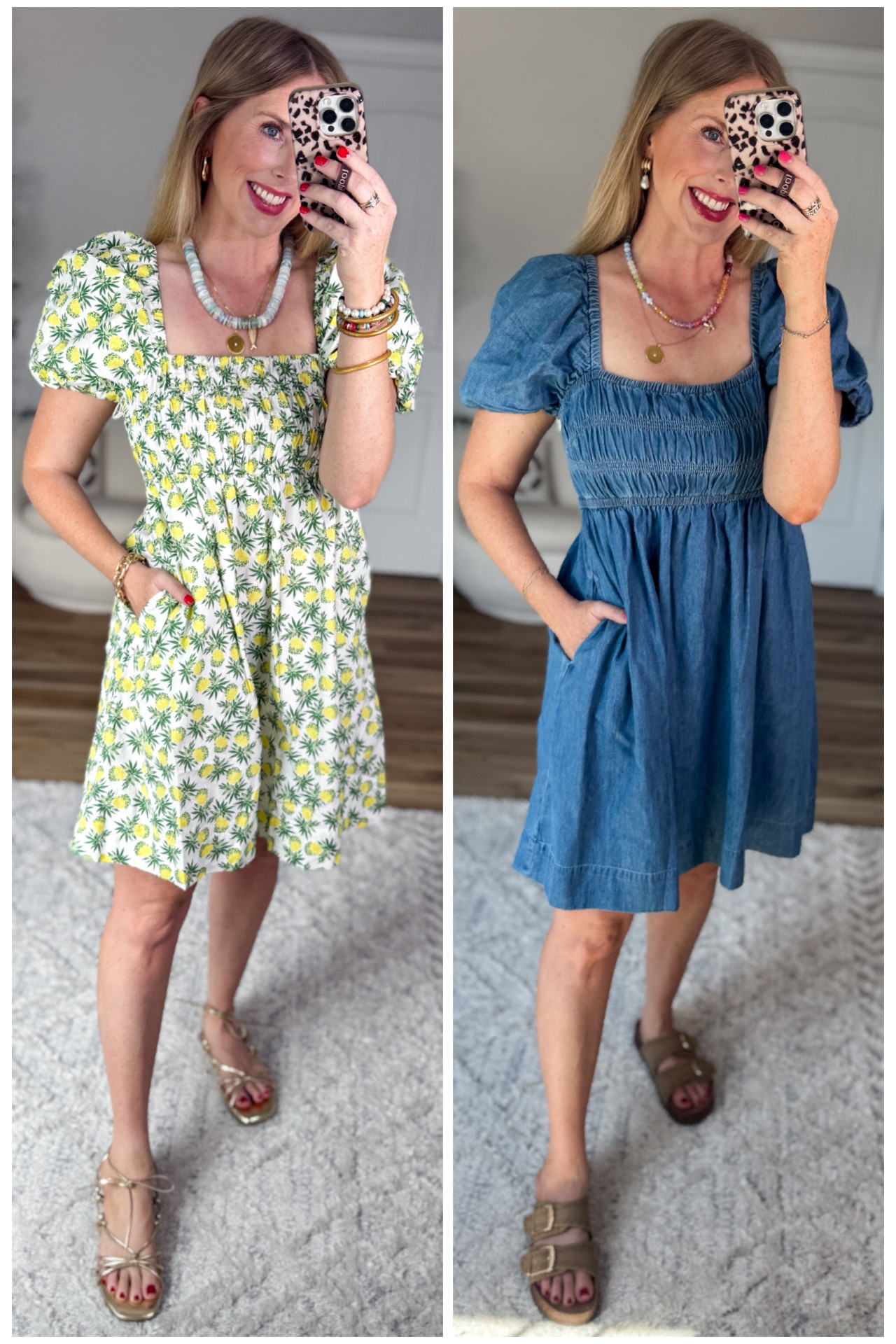 2 ways to style this puff sleeve dress from Walmart!

#LTKootd #LTKmomlife