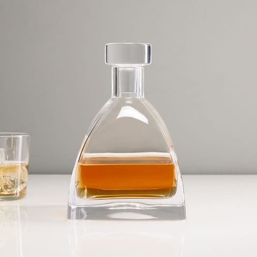 Crystal Glass Whiskey Decanter | West Elm (US)