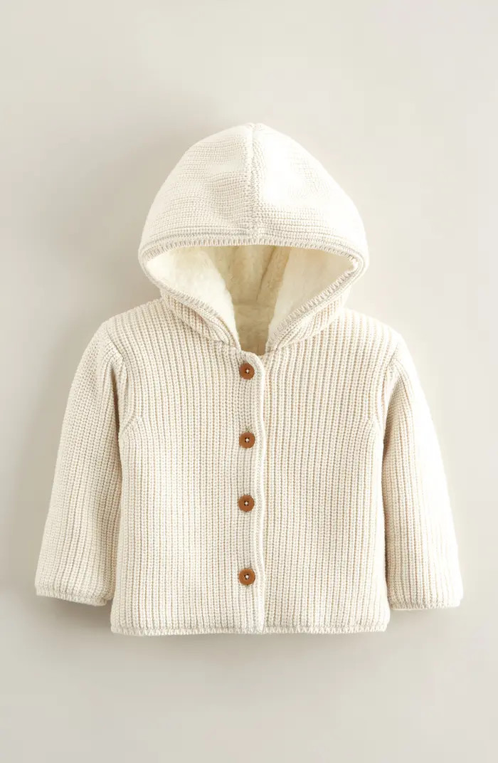 Nordstrom Fleece Lined Hooded Cardigan | Nordstrom | Nordstrom